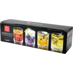 RCR Christal Italia - Mixology set - 4 tumblers - whisky glazen - cocktail glas