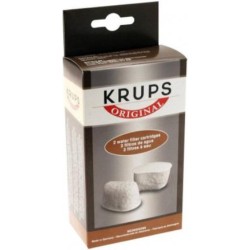 Krups Moulinex filter anti chloorfilter - 2 stuks - koolstoffilter waterfilter anti kalk koffiezetapparaat koffiezetter - Voor o.a. Orchestro, ProAroma en Precision