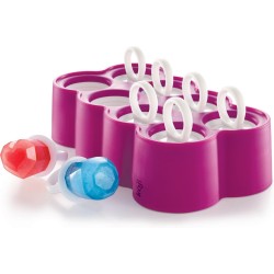 Koji Zoku - IJsjesmaker - IJslollie maker - IJsvormpjes - Maak Je Eigen IJsjes - Ring Pops - 8 stuks