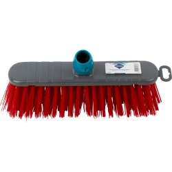 Felicia Straatbezem kunststof 30 cm, rood - Per stuk
