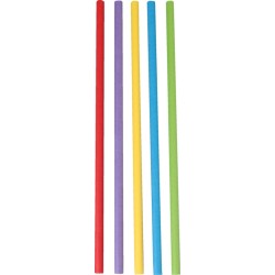 DEPA® Rietje - drinkrietje - papier - 200mm - dispenserdoos - assorti - 250 stuks