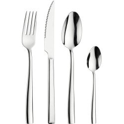 24-delig bestekset met steakmes, serie Amalfi (6 personen)