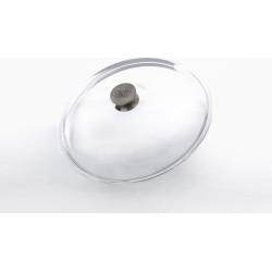 Haute Cuisine - Glasdeksel met inox knop - Pyrex 24 cm