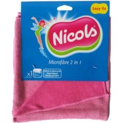 Nicols Microvezel Dweil 2-in-1 Roze