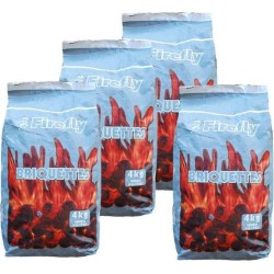 4 x 4kg briketten black Wattle - Prodica Holland - briketten voor de BBQ