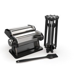 La Cuisina Pastamachine - Incl. meelkwast, droogrek, recepten e-book - pastamaker - 3 Pasta types - 7 verschillende diktes