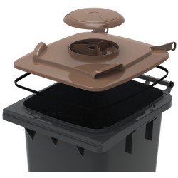 240L Anti Maden Kliko Klep met handgreep 36cm breed