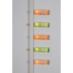 Cut-Out Design Lars Wijnrek - 22 flessen - metaal/staal - beige
