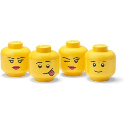 Lego - Storage Head Mini Set of 4 Pieces