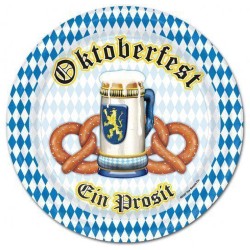 Oktoberfest bordjes 8 stuks