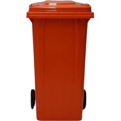 240 Liter Oranje Kunststof Kliko Afval Rolcontainer