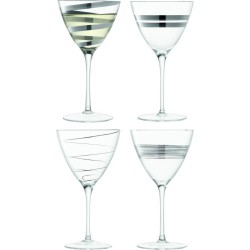 LSA Gatsby Wijnglazen - Set van 4 Stuks - 330 ml - Transparant