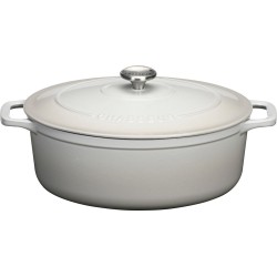 Chasseur Ovale stoofpan 5 L - Macadamia