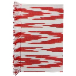 Teixits Vicens  - Placemat rafelrand Rojo motief 109 50x35cm - Placemats
