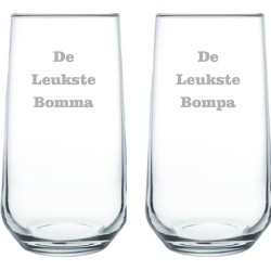 Drinkglas gegraveerd - 47cl - De Leukste Bomma-De Leukste Bompa