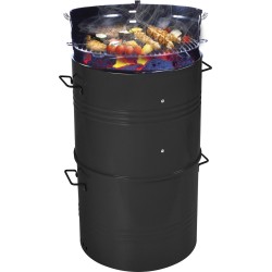 SensLine | Barrel Barbecue XL | Gepoedercoat Metaal | 53x50x103 cm