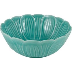 Bordallo Pinheiro Nenúfar Schaal - Waterlelie - Turquoise - Aardewerk - Ø 24,7 cm