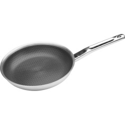 Non-stick Koekenpan, 5-ply, RVS, Ø24cm - Cookai