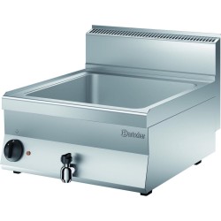 Bain Marie - Elektrisch - Tafelmodel - Aftapkraan - 1x 1/1 + 2x 1/4 GN - Bartscher 115112 - Horeca & Professioneel