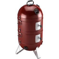 Fornetto - Razzo rookoven rood - Staal - Barbecue - 63 x 63 x 117 cm - Rood