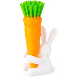 Balvi Afwasborstel Konijn 15 X 7,6 Cm Pp/polyresin Oranje/groen