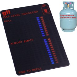 Gasmeter sticker voor gasflessen niveau / Propaan Butaan LPG / HaverCo