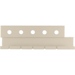 Cut-Out Design Silke Wijnrek - 5 flessen en glazen - metaal/staal - beige