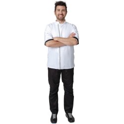 Whites Southside Unisex Koksbuis Korte Mouw Wit - Whites Chefs Clothing B998-XL