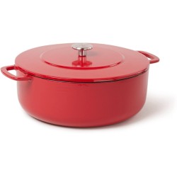 Combekk Sous Chef gietijzeren braadpan - 28cm - rood