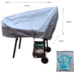 COVER UP HOC Diamond Smoker bbq hoes waterdicht-117x73x46 cm - met Stormbanden en Trekkoord