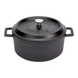 Lava - Casserole Rond Matt Black/Black 240 Mm 4.50 Ltr