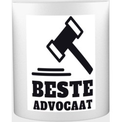 Beste advocaat Mok met opdruk - beste advocaat - collega - cadeau - 350 ML inhoud