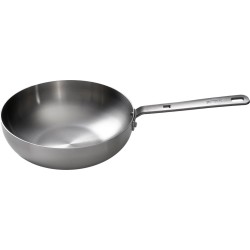 Skottsberg Wok Stainless Steel 28 cm Roestvrijstaal-PFAS-vrij