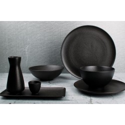 Fine2Dine Dinerbord Dusk Zwart 26 x 26 cm