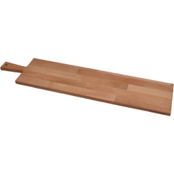 Beuken Snijplank 80cm met handvat- Borrelplank - Serveerplank - Van Aaken Design