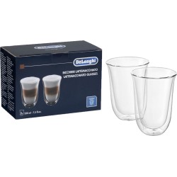 DELONGHI Lot de 2 tasses Latte Macchiato - 22 cl