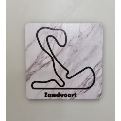 F1 circuit onderzetters 4 stuks marmerlook / marmer / Zandvoort / formule 1 / race / F1 Nederland, Zandvoort / 2021 / Circuit Zandvoort