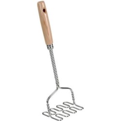 Metaltex - Aardappelstamper - Houten Greep - 33 cm