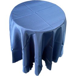 Tafelkleed - Ontbijtlaken - Donker Blauw - Rond 170 cm