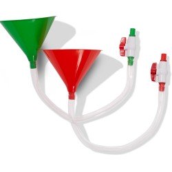 Bierbong met Afsluitklep - Hoogwaardige Biertrechter met Lekvrije Stop - Ideaal voor Studentenfeesten, Leuke Festivals – Bier drinkspelletjes voor verjaardagen, Kerstmis, nieuwjaarsfeest