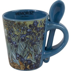 Memoriez Espresso Mok Van Gogh Irissen - Set van 2