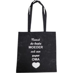 LBM Katoenen tas voor Oma - Zwart