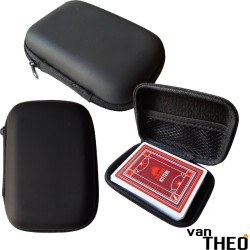 van Theo® Kaartspel Koffertje - Klein Opbergdoosje - Pokémon Kaarten Opberg Box - Multifunctioneel - Zwart