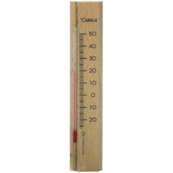 Dr.F thermometer hout 15cm luxe