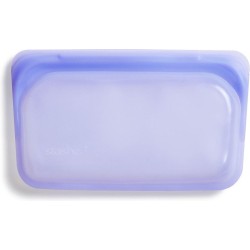 Stasher - Snack - Vershoudzakje - Hersluitbaar en Luchtdicht - 19x12cm - Amethyst (Paars)