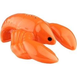 Peper-  en Zoutstel Kreeft Oranje - Vis Horeca Restaurant Visrestaurant Cadeau Huwelijk Zout Visser