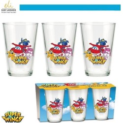 Set van 3 glazen van Super Wings (23.7cl)