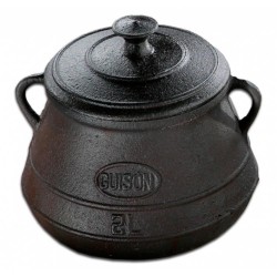 Guison Spaanse handgemaakte gietijzeren stoofpot 2 Liter - ideaal voor slowcooking