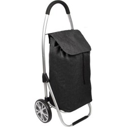 Luxery Shopping Trolley | Boodschappen Trolley |  Inklapbaar |42 Liter | Waterafstotend | Zwart