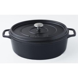 INVICTA Ovale braadpan - � 27 cm - Zwart - Alle warmtebronnen inclusief inductie